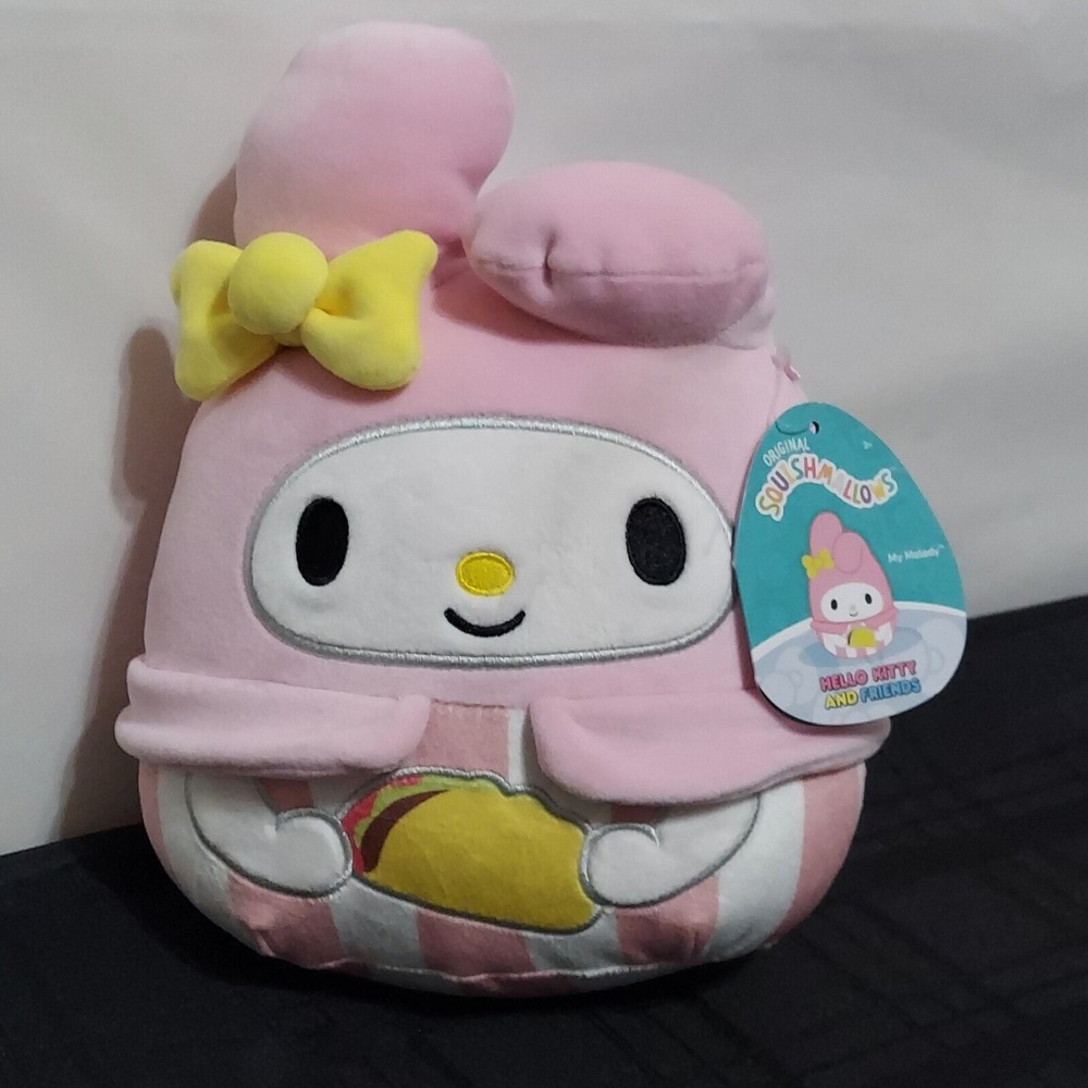 Taco‎ Squishmallows My Melody Hello Kitty and Friends Pink Plush 8 Inch NWT